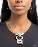 Paparazzi Tailored Tiers- Green Necklace