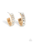 Paparazzi Permissible Pizzazz- Gold Earrings