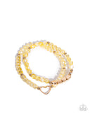 Paparazzi Profound Pop of Color- Yellow Bracelet