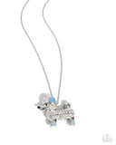 Paparazzi Poodle Pageantry- Blue Necklace