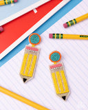 Paparazzi Phenomenal Pencil- Yellow Earrings