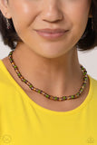 Paparazzi Colorfully GLASSY - Purple Chocker Necklace