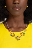Paparazzi SUN and Fancy Free - Yellow Flower Necklace