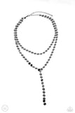 Paparazzi Reeling in Radiance - Black Chocker Necklace