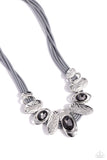 Paparazzi Sliding Splendor - Silver Necklace