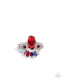 Paparazzi Sovereign Shapes- Red Ring