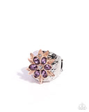 Paparazzi Floral Fermata - Purple