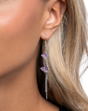 Paparazzi Aerial Affection - Purple Earrings