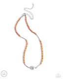 Paparazzi Aerial Action - Orange Necklace