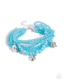 Paparazzi Swirling Shopaholic - Blue Bracelet