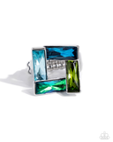 Paparazzi Sinuous Square - Blue