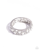 Paparazzi Opera Singer - White Bracelet