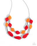 Paparazzi Malibu Moment - Red Necklace