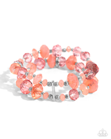 Paparazzi Faceted Fairy Tale - Orange Bracelet