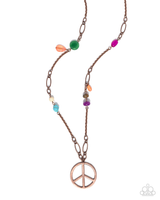 Paparazzi Peaceful Playtime - Copper Necklace