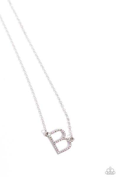 Paparazzi INITIALLY Yours - B - Multi Necklace