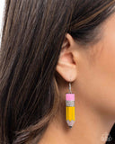 Paparazzi Iconic Institution- Yellow Earrings