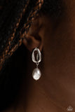 Paparazzi Im HAVANA Party - White Earrings