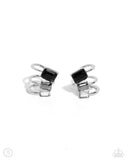 Paparazzi Impressive Shimmer - Silver Earrings Earcuff