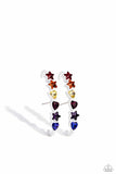 Paparazzi  In Good Shape - Multi Ilusion Earrings