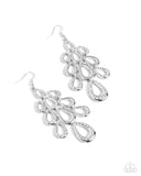 Paparazzi In a Hurry- Silver Earrings