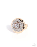 Paparazzi Indescribable Icon - Gold Ring