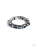 Paparazzi Inevitable Industry- Blue Bracelet