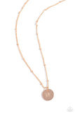 Paparazzi Initial Elegance- Rose Gold Letter M