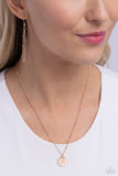 Paparazzi Initial Elegance- Rose Gold Letter M