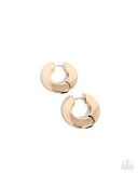 Paparazzi Intelligence Operation- Gold Hoops Earrings