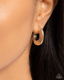 Paparazzi Intelligence Operation- Gold Hoops Earrings