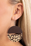 Paparazzi Jungle Catwalk - Brown Earrings