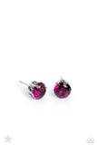 Paparazzi Just In TIMELESS - Pink Fuchsia Earrings