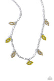 Paparazzi KISS the Mark - Yellow Lips Necklace
