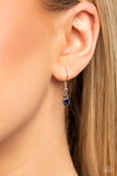 Paparazzi Kaleidoscope Charm - Blue Rhinestones Necklace