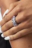 Paparazzi Kaleidoscopic Knockout - Purple Iridescent Ring