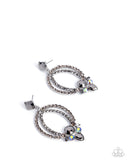 Paparazzi Karma Knockout- Siilver Earrings