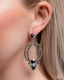 Paparazzi Karma Knockout- Siilver Earrings
