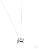 Paparazzi Keep it LEAF- White Necklace