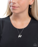 Paparazzi Keep it LEAF- White Necklace