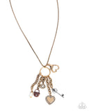 Paparazzi Key Exchange- Gold Necklace