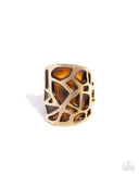 Paparazzi Kintsugi Moment- Brown Ring