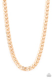 Paparazzi Knockout Champ - Gold Necklace