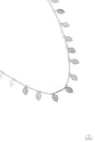 Paparazzi LEAF a Light On - Silver Necklace