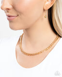 Paparazzi Laidback Layers - Gold Necklace