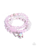 Paparazzi Lasting Layers- Pink Bracelet