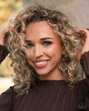 Paparazzi Lattice Legacy- Brown Earrings