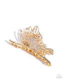 Paparazzi Layered Landing- Gold Hair Clip