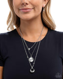 Paparazzi Layered Lineup- White Necklace