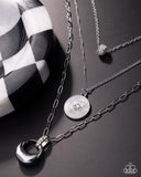 Paparazzi Layered Lineup- White Necklace
